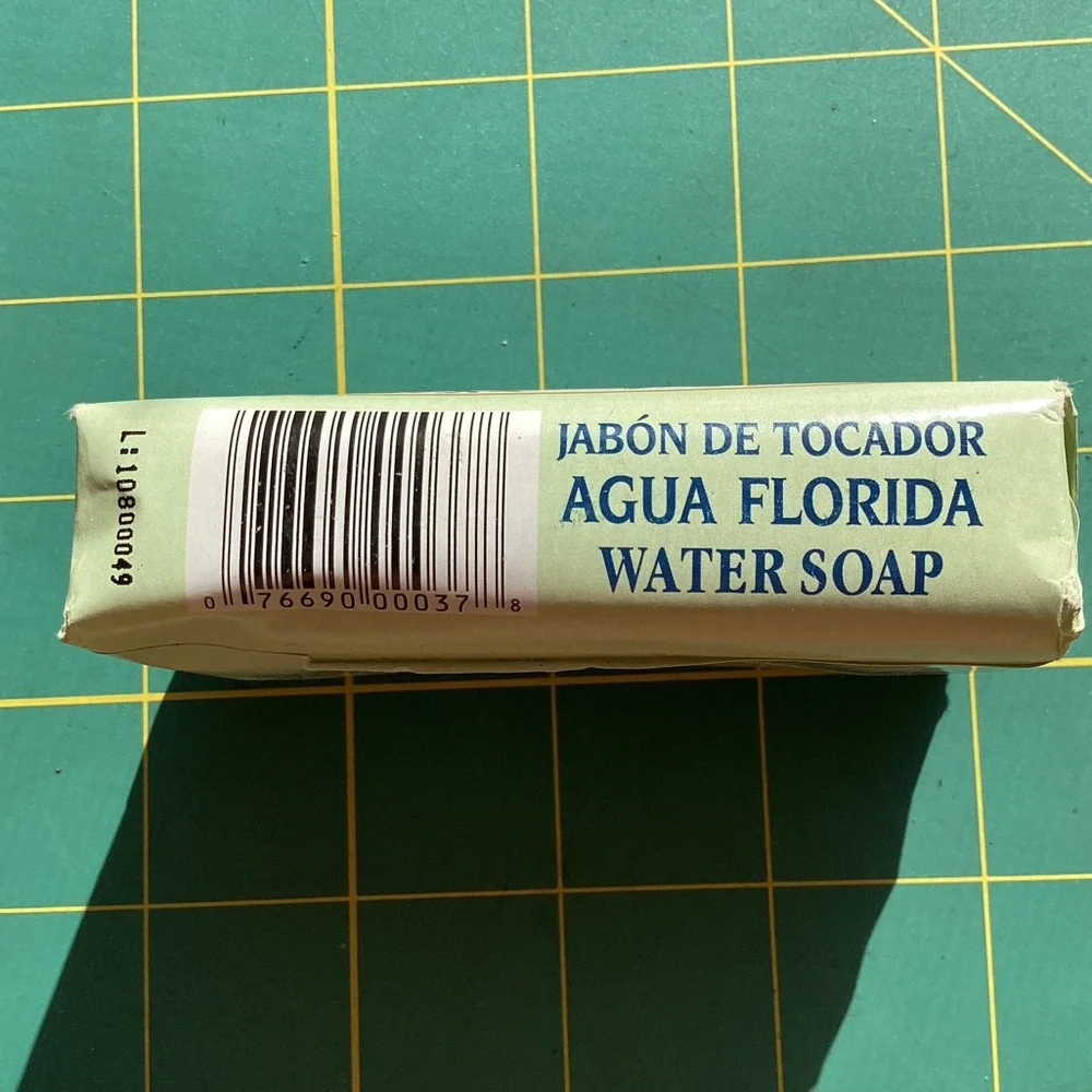 Peruvian Import Florida Water Bar Soap 3.35oz Purifying Spirituality Hippie Boho
